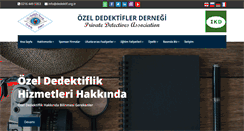 Desktop Screenshot of dedektif.org.tr