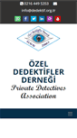 Mobile Screenshot of dedektif.org.tr